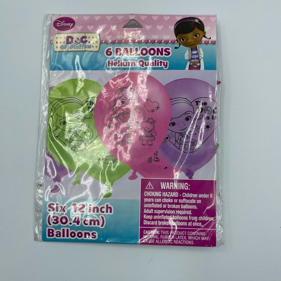 Disney’s Doc McStuffins Party Helium Quality Balloons (6ct) - Picture 1 of 1
